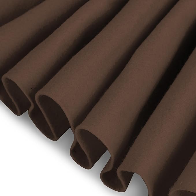 Felt Fabric 1.8 mm Thick 36" x 72" - Soft Durable Felt by The Yard Felt Sheets for Arts and Crafts, DIY Sewing, Crafting Projects (Dark Brown) ﻿ ﻿ ﻿ ﻿ ﻿ ﻿ ﻿ ﻿ ﻿