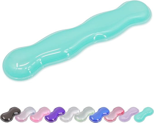 Gel Wrist Rest for Keyboard and Mouse, Wrist Rest for Keyboard, Mouse Wrist Support, Pain Relief, Cool Touch, Non-Skid, Keyboard Wrist pad