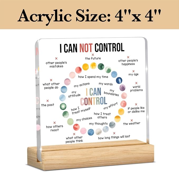 Therapy Office Decor, Mental Health Office Desk Decor, Therapist Offices Must Haves, Mental Health Gifts for Women School Counselor Psychologist Therapist, Acrylic Sign for Halloween Christmas Gift