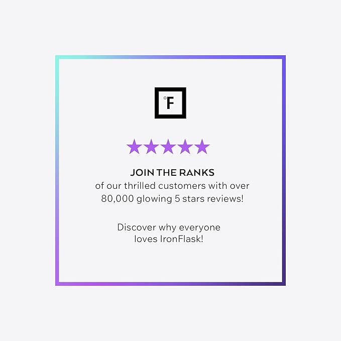 IRON °FLASK Co-Pilot Insulated Mug w/Straw & Flip Cap Lids - Cup Holder Bottle for Hot, Cold Drink - Leak-Proof - Water, Coffee Portable Travel Mug - Dark Rainbow, 32 Oz