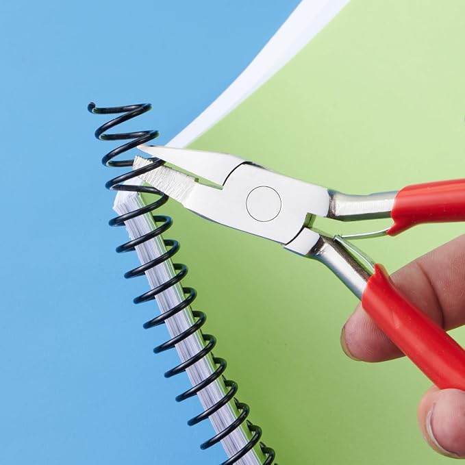 Binditek 100 Pack Plastic Spiral Binding Coils, 4 Different Sizes (6mm, 8mm, 10mm, 12mm)(1/4", 5/16", 3/8", 1/2"), 3:1 Pitch, 36Loops, Black, for Letter Size