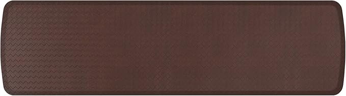 GelPro Elite Premier Gel & Foam Cushioned Anti-Fatigue Kitchen Floor Comfort Mat, Padded Stain-Resistant, Waterproof, Non-Slip Comfort Padded Desk/Office Mat, 20" x 72", Basketweave Truffle