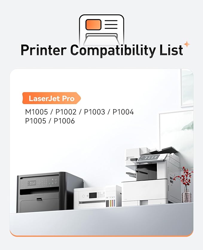 35A Black Toner Cartridge 2-Pack Replacement for HP 35A CB435A Compatible with HP Laserjet P1005 P1006 P1007 P1008 P1009 P1002 P1003 P1102w P1109w Pro MFP M1212nf M1217nfw M1522nf M1120 P1505 Printer