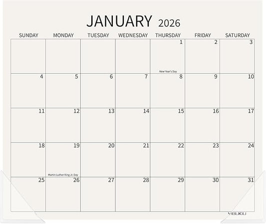 Magnetic Refrigerator Calendar 2026-2027, Monthly Magnet Fridge Calendar Jan 2026 to Jun 2027, Large 13 x11 inch, Easy Organizing