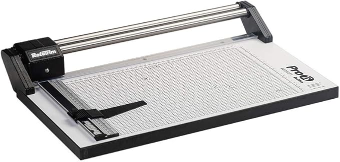 Rotatrim Pro 15 Inch Cut Professional Paper Cutter/Trimmer Precision Rotary Trimmer with Self-Sharpening Precision Steel Blades & Twin Stainless Steel Guide Rails (RCPRO15i)