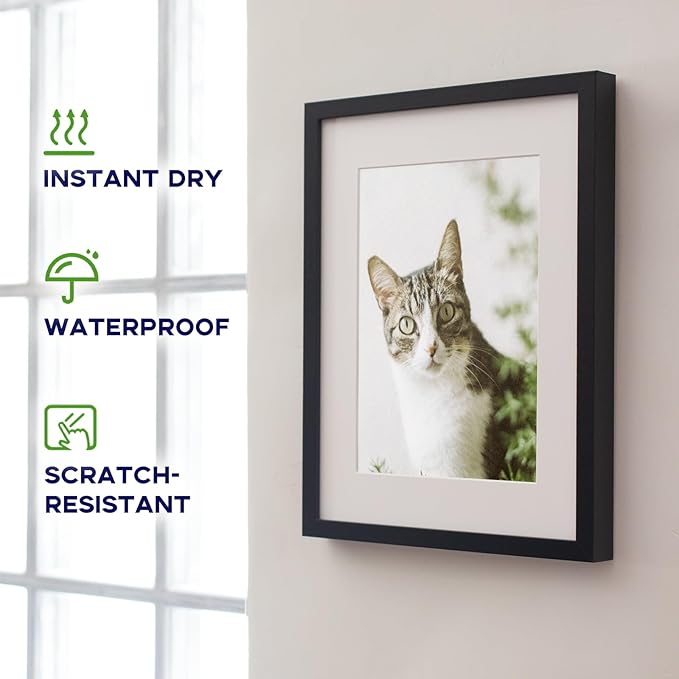 Double Sided Glossy Photo Paper 8.5x11 100 Sheets, Goefun 200GSM/54LB Inkjet Printer Paper 8.5 x 11 Glossy for Crafting, Chip Bags, Calendars, Menus, Cards and Invitations