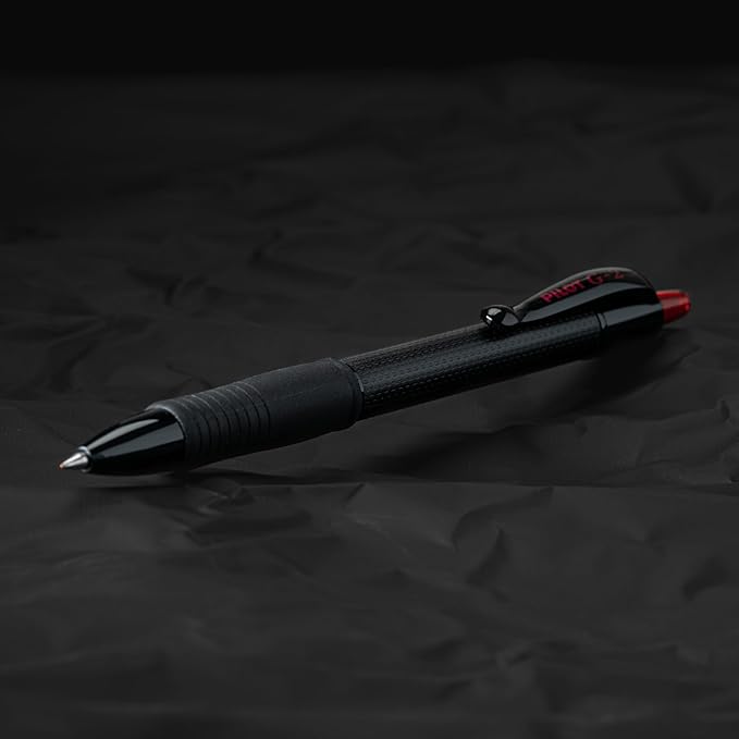 PILOT, G2 Edge Black, Blue and Red, Premium Gel Roller Pens, Sensory Writing Experience, 8ct box, Fine Point 0.7 mm