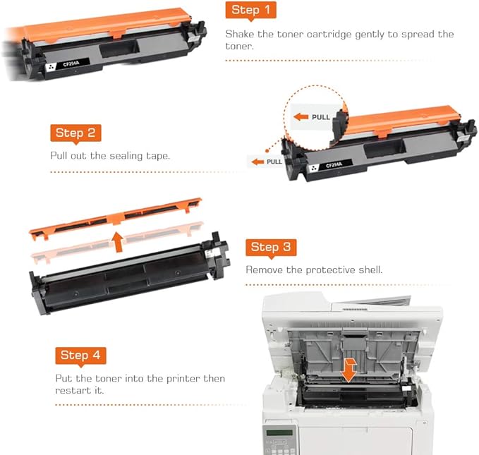 Compatible Toner Cartridge Replacement for HP 94A CF294A for Printer HP M118 M118dw MFP M148 M148dw M148fdw Black 2 Pack