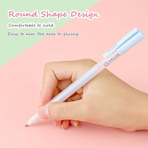 Scrapbook Quick Dry Crafting Glue Set, 6PCS Multi-color Spot Glue Pen for Papercrafts, Handmade Stationery, DIY Foil-Stamping, Back to School Supply, Year 6+