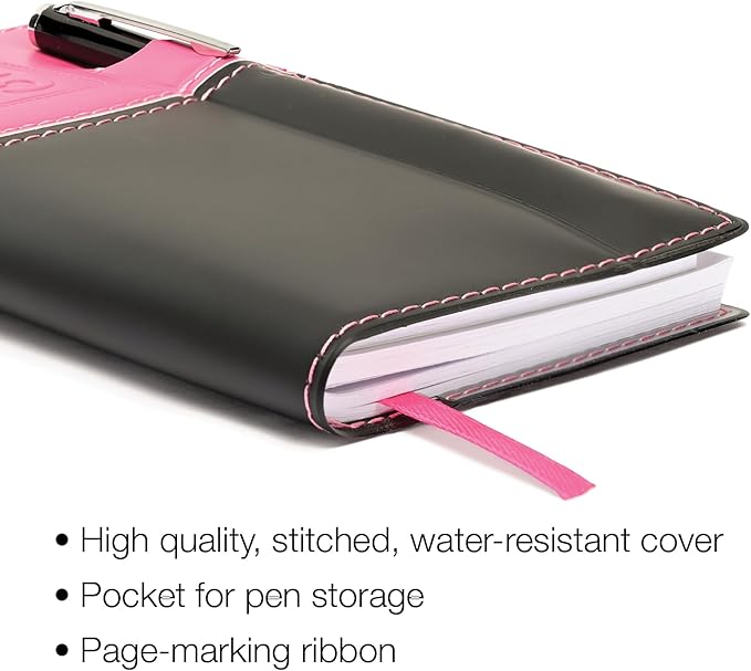 2026 Pocket Planner/Pocket Calendar and Pen, 3.5"x6": Includes 14 Months (November 2025 - December 2026) / 2026 Weekly Planner/Weekly Agenda/Monthly Calendar Organizer (Pink/Black)