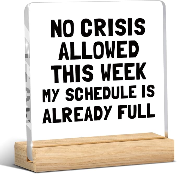 Funny Boss Gifts, Best Boss Gifts for Men, Boss Gifts for Women, Gifts for Boss Leader Going Away, Gift for Boss Appreciation Plaque, Funny Cute Humor Acrylic Desk Decoration for Office