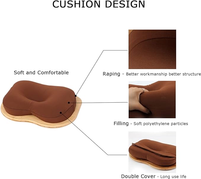 SUMISKY Lap Desk for 14" Laptops-Bamboo Laptop Desk with Cushion & Phone Holder, Portable Laptop Stand with Tray, 15x11 Inches with Bag