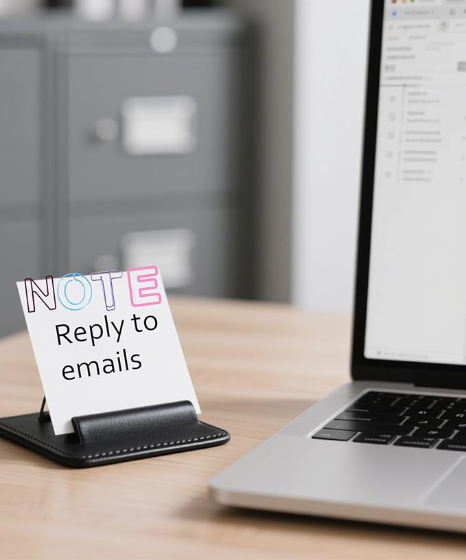 52 Pcs Stainless Steel Paper Clips - Alphabet Letter Clips for Office & School with Storage Box Assorted Color (Office Series)