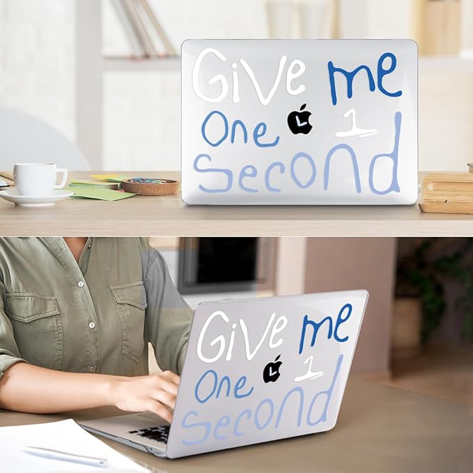 for MacBook Air 13 inch Case 2018 2019 2020 2021 2022 Release A2337 M1 A2179 A1932 Retina Display & Touch ID, Plastic Hard Shell Case +Keyboard Cover+Screen Protector+Webcam Cover, Words