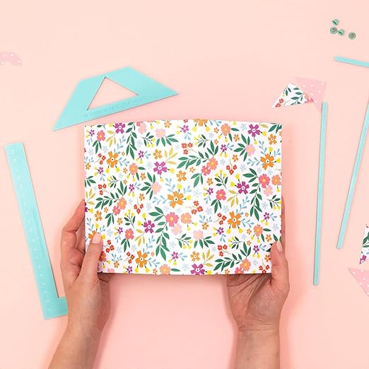 Craftelier - Complete Bookbinding Ruler Kit - Includes L Ruler + T Ruler + Spacing Guide + Corner Cutting Square + Case + Instruction Manual - Turquoise Color