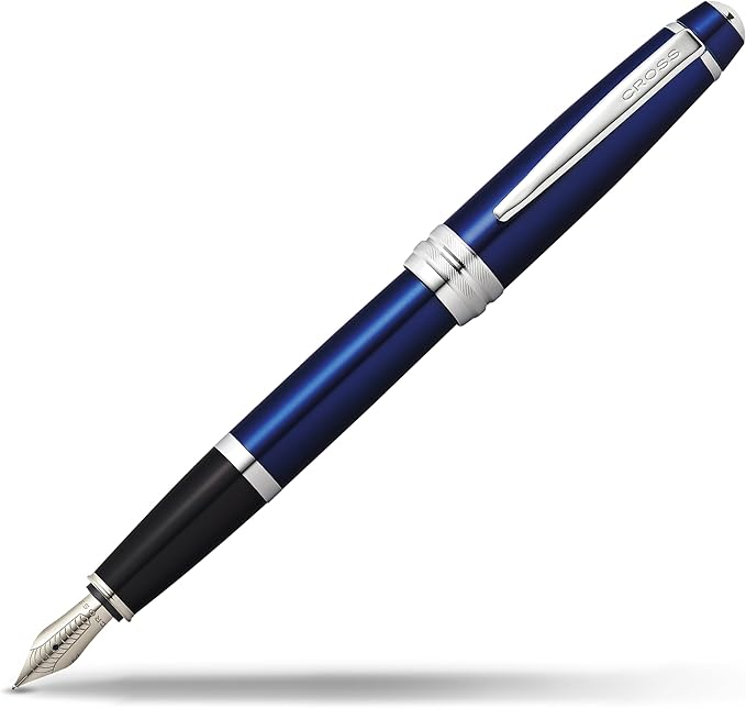 Cross Bailey Refillable Fountain Presented in a Premium Gift Box - Medium Point, Black Ink, Blue