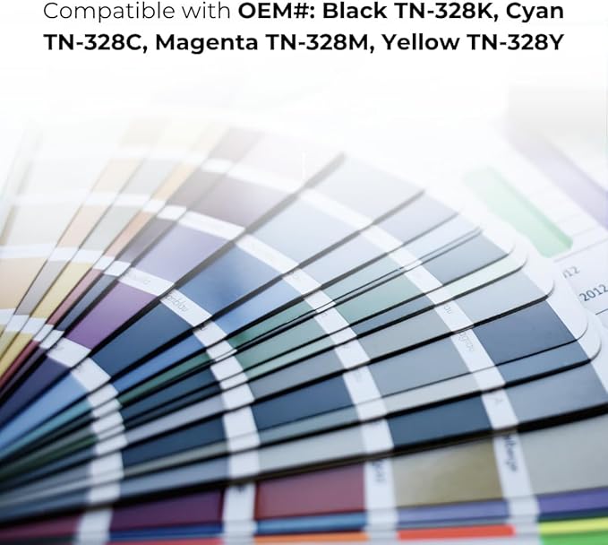 Toner Pros Replacement Toner Cartridge – Compatible for Konica Minolta TN-328 (TN328K, TN328C, TN328M, TN328Y) – High Yield 4-Color Pack for Bizhub C250i, C300i, C360i Printers – 28,000 Pages Each