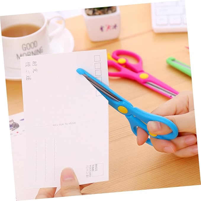 8Pcs Craft Scissors Safe Blunt Tip DIY Scissors for Years Ergonomic Design for Comfortable Cutting Arts and Crafts Supplies