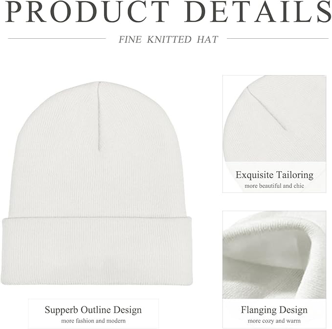 Custom Beanie with Photo Text Logo Design Your Own Personalized Knitted Hats Customized Beanie Custom Hats for Men Women