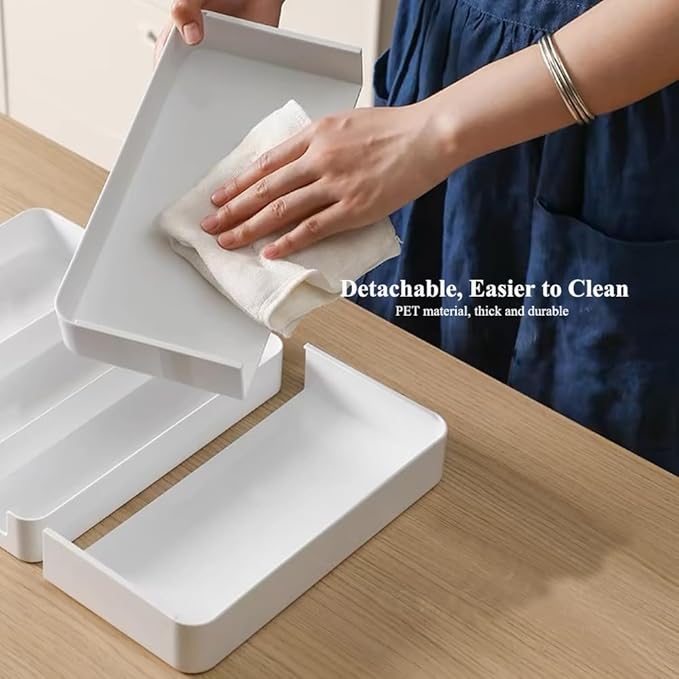 Shallow Drawer Organizer, Expandable Office Drawer Organizers Dividers, Pen Organizer for Desk, Tray Box Accessories for Desktop, Bathroom, Kitchen, Makeup, Vanity, Medicine