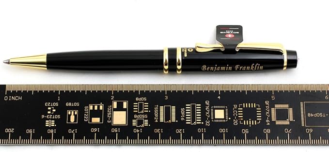 Free Engraving - Personalized Roller Ballpen, Ballpoint pen, Ball pen, Refillable Pens, Retractable Medium Point Black Ink, Custom Gifts for Men, Women, Classy Gift Box