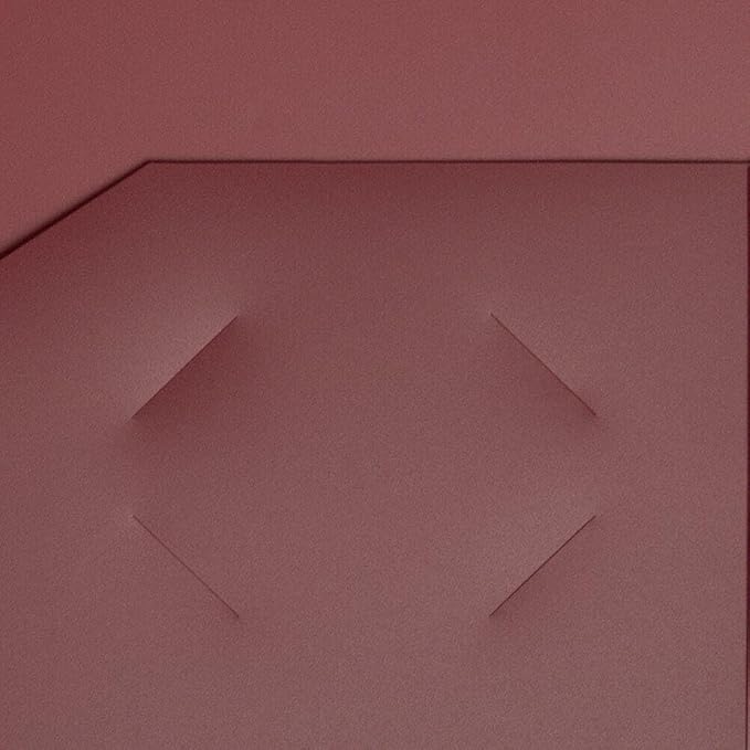 JAM PAPER Heavy Duty Plastic 2 Pocket Extra Tough School Folders - Burgundy - Bulk 48/Pack