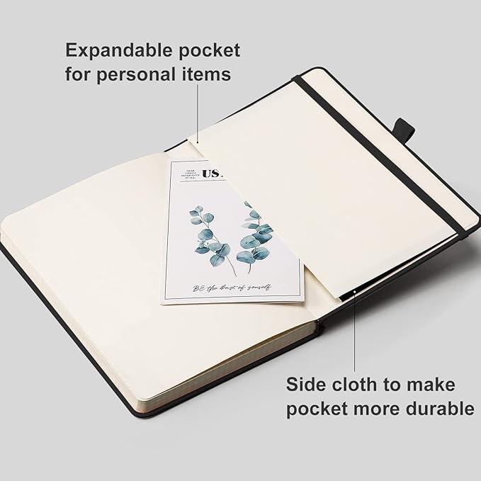 AHGXG Graph Paper Notebook 2 Pack - A5 Grid Paper Notebook/Journal Hardcover with 384 Pages, 120gsm Thick Graph Paper, Grid Paper for Math & Science Students 5.75'' × 8.38''