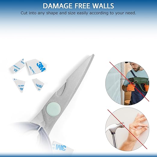 300Pcs Double Sided Foam Tape, Square Super-Sticky 3m Double Sided Adhesive Pads for Crafts, Self-Adhesive Double Sided Mounting Tape for House Wall Decor - Double Sided Sticky Tape, 27 x 27 x 2mm