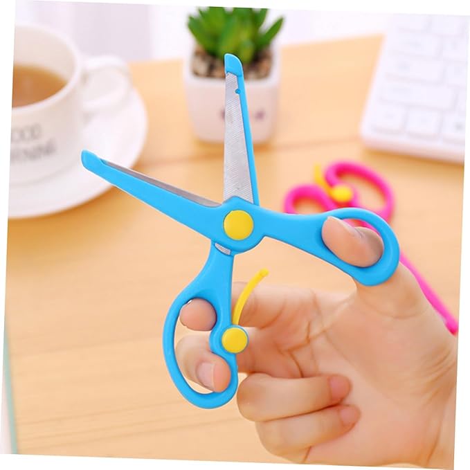 8Pcs Craft Scissors Safe Blunt Tip DIY Scissors for Years Ergonomic Design for Comfortable Cutting Arts and Crafts Supplies