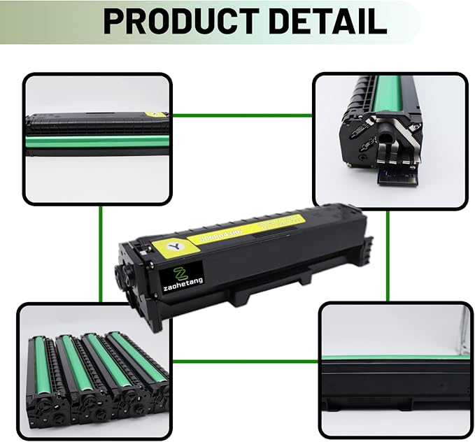 Remanufactured C230 C235 Toner Cartridge # 006R04386 Compatible for Xerox C235/DNI C230/DNI Color Multifunction Printer(Yellow)