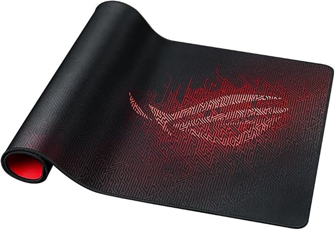 ASUS ROG Sheath BLK LTD Gaming Mouse Pad – 35.4” x 17.3", Extra-Large Surface, Black, Ultra-Smooth for Precise Mouse Control, Anti-Fray Stitched Edges, Non-Slip Base