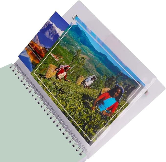 2026 Planner - Monthly Planner Runs January 2026 to December 2026, 6.25" x 8.25", 12 Monthly Tabs, 14 Notes Page, Inner Pocket, Flexible Cover with Twin-Wire Binding, Planners 2026, Green