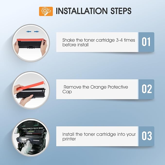 TN436 TN-436 Toner Cartridge Compatible for Brother TN436 TN 436 TN-436 TN436bk Toner Cartridge Brother MFC-L8900CDW HL-L8360CDW HL-L8360CDWT HL-L9310CDW MFC-L9570CDW Printer (BCYM, 4 Pack)