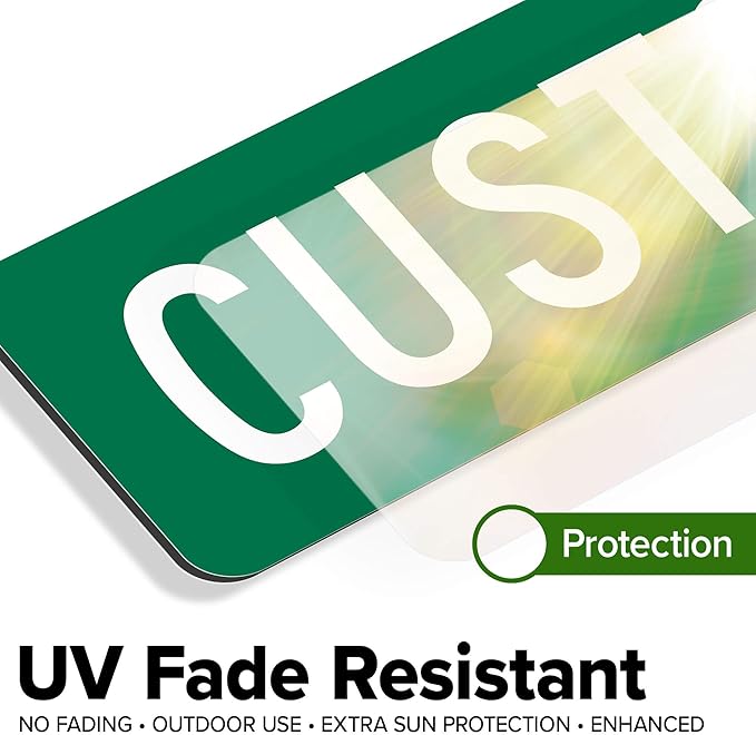 Custom Street Sign, Road Sign, Address Sign, 8 Colors, Reflective Option, Mounting Options, 4x18 Inch, Thick Rust-Free AlumaBond, USA Made by My Sign Center, (Suffix)