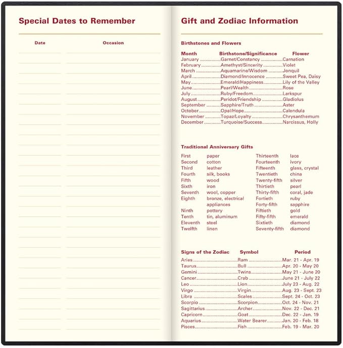 Letts of London® 2026 Belgravia Weekly/Monthly Appointment Book and Planner, 12 Months, January to December, Italian Leather, Horizontal, Slim Size, 6.625" x 3.25", English, Black (C33SBK-26)