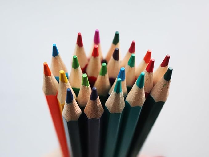 SKKSTATIONERY 50Pcs Colored Pencils,50 Vibrant Colors, Drawing Pencils for Sketch, Arts, Coloring Books, Back to school Christmas Halloween Gifts