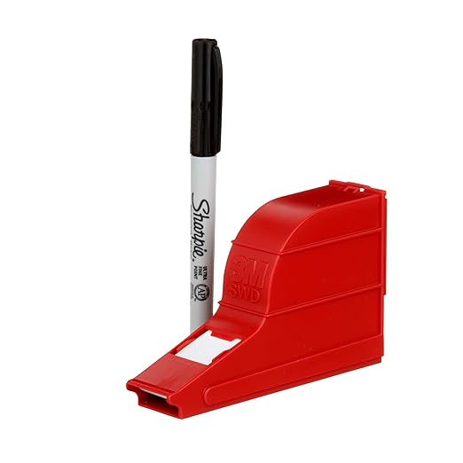 3M ScotchCode Wire Marker Write-On Dispenser with Tape and Pen SWD, 0.75 in x 1.375 in