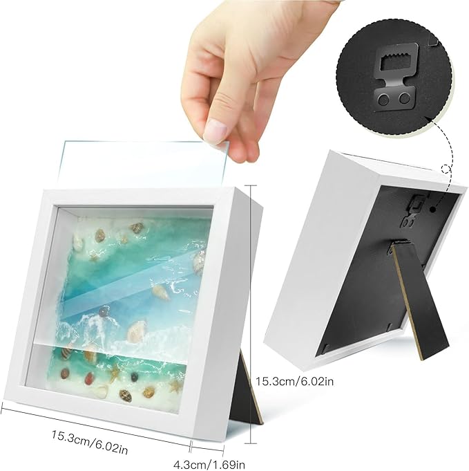 iLAND Crafts For Adults Women Teen Girls Ocean Beach UV Resin Kit for beginners Arts and Crafts for adults Resin Art Project DIY Sea Crafting Making Set Unique Artist Woman Gifts on Christmas Romantic