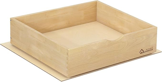 WelFurGeer Soft Close Pull Out Drawers for Kitchen Cabinets, 23" W x 22" D Pull Out Cabinet Organizer, Smooth Slide-Out Shelves for Kitchen Cabinets, Space-Saving Pullout Drawer for Home Organization