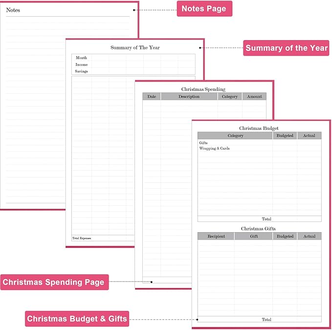 2026 Daily & Monthly Planner - 2026 Daily Planner One Page Per Day from January 2026 to December 2026, 5.8'' x 8.3'' Hourly Appointment Book Perfect Organizer Daily Life, Fabric Cover, Pink