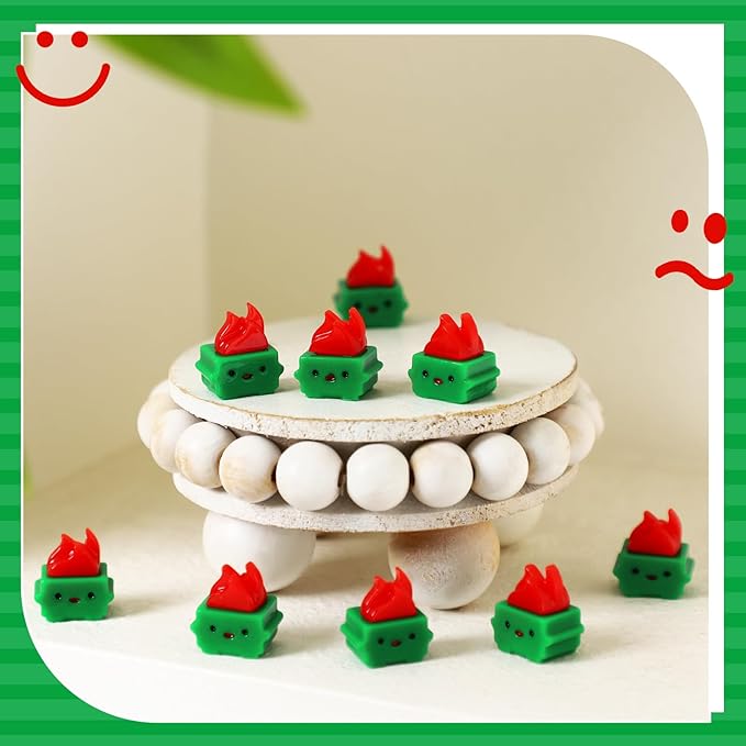 100 Pcs Mini Resin Dumpster Figurines Ornament Dumpster Desk Accessories Employee Appreciation Gifts Bulk Funny Thank You Gifts for Halloween Christmas Office Coworkers Teacher (Green)