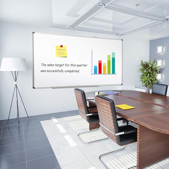 XIWODE Large Magnetic Dry Erase Board，Whiteboard for Wall, 36 x 60 inches, Whiteboard Marker Board Writing Board，Silver Aluminum Frame, Durable， for Home School & Office