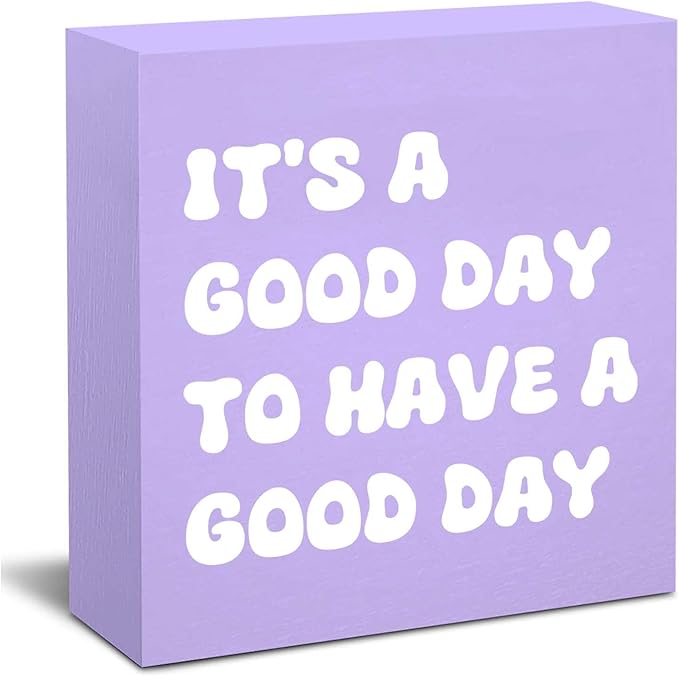 Purple Office Decor Desk Accessories Sign for Women Home & Office Cute Desk Accessories Motivational Gifts for Women Coworker