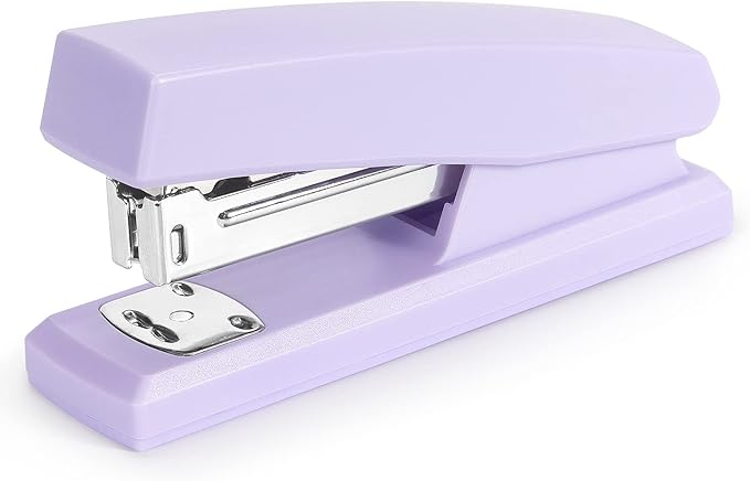 Tamaki Stapler, Office Stapler, Small Staplers for Desk, Purple