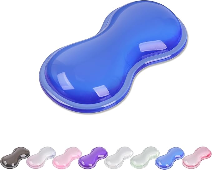 Gel Wrist Rest for Keyboard and Mouse, Wrist Rest for Keyboard, Mouse Wrist Support, Pain Relief, Cool Touch, Non-Skid, Mouse Wrist pad
