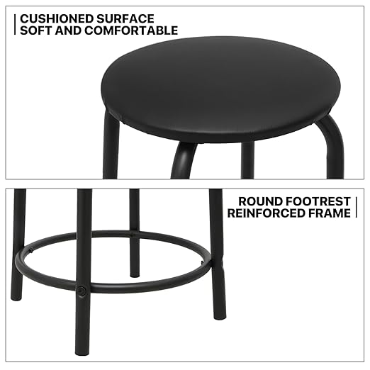 MoNiBloom Art Deco Drafting Table, Height-Adjustable, Tiltable Tabletop, Stool for Reading Writing Painting, Homeschooling Desk for Children with 2 Storage Drawers