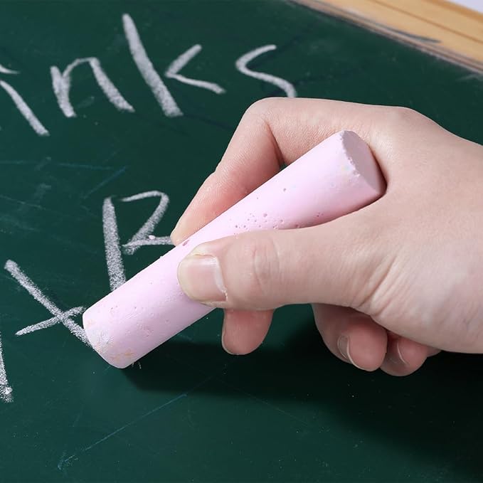 novelinks 54 Pack Sidewalk Chalk Set 10 Color Washable Non-Toxic Drawing Set Durable Jumbo Drawing Chalk for Outdoor Art Play and Schools