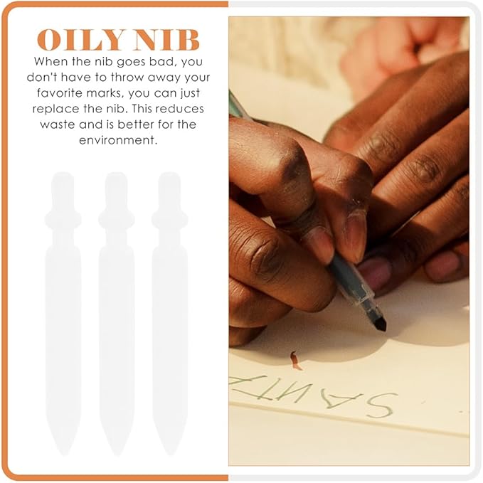 EXCEART Acrylic Paint Marker Replacement Nibs - 20pcs 0.7mm Tips for Permanent Markers, Refillable Painting Pens