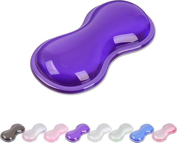 Gel Wrist Rest for Keyboard and Mouse, Wrist Rest for Keyboard, Mouse Wrist Support, Pain Relief, Cool Touch, Non-Skid, Mouse Wrist pad