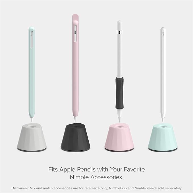 UPPERCASE Designs NimbleStand Vertical Stand Compatible with Apple Pencil with/Without Sleeve or Grip (Pink)